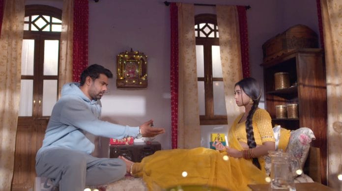 ‘Pyar Ka Pehla Naam Radha Mohan’: Mohan wants to know if Radha loves him.