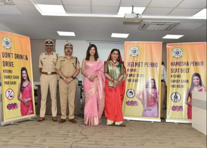 &amp;TV and Mumbai Traffic Police join forces for Road Safety Week Popular show Bhabiji Ghar Par Hai artists urge commuters to follow safety rules.