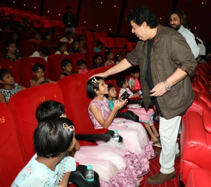 Sajid Khan Attends A Special Screening Organized For Specially Abled Children