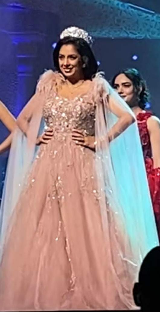 Queen Anupama Dazzled In a Pink Glittery Gown and Shined Just Like A Star At The Night Of Star Parivaar Awards