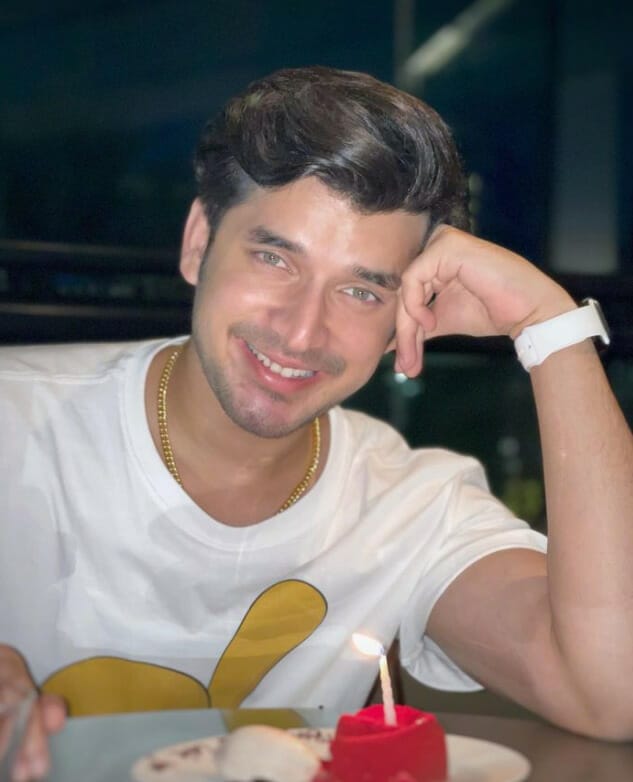 Then and now: Paras Kalnawat is getting hotter.