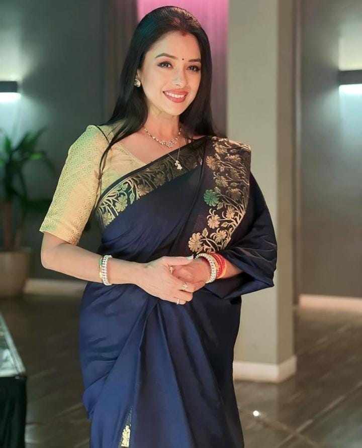 Rupali Ganguly, aka Anupama, from the Star Plus show Anupama Gets