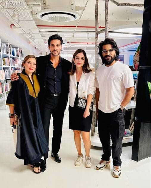 A Star-Studded Hyderabad Trip: Zayed Khan Celebrates Sister’s Success and Bonds with Global Superstar Ram Charan