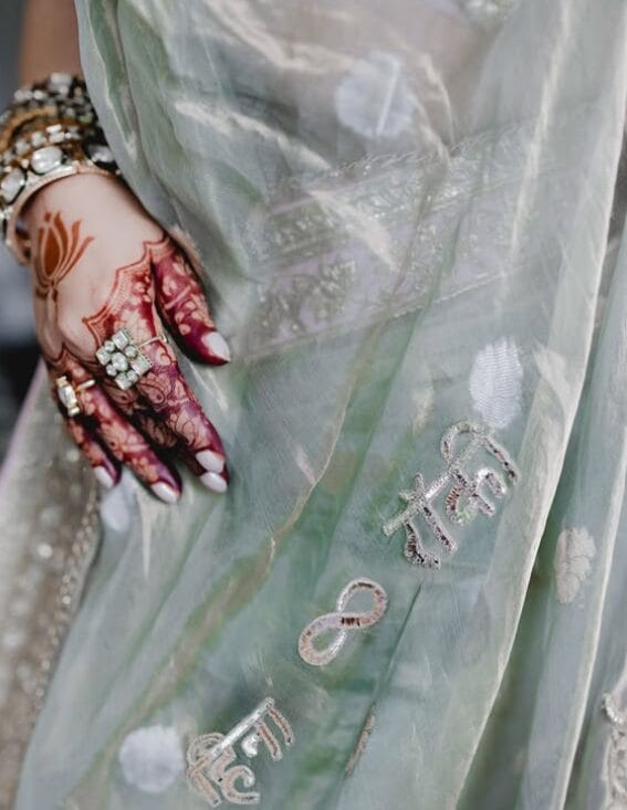 Actress Hina Khan and her longtime partner Rocky truly looked ethereal in their wedding portraits